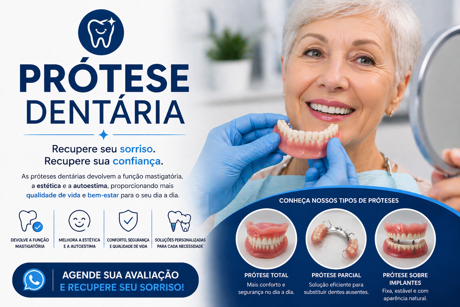 😁 Prótese Dentária